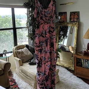 Pink/Blue Jumpsuit with adjustable straps+elastic